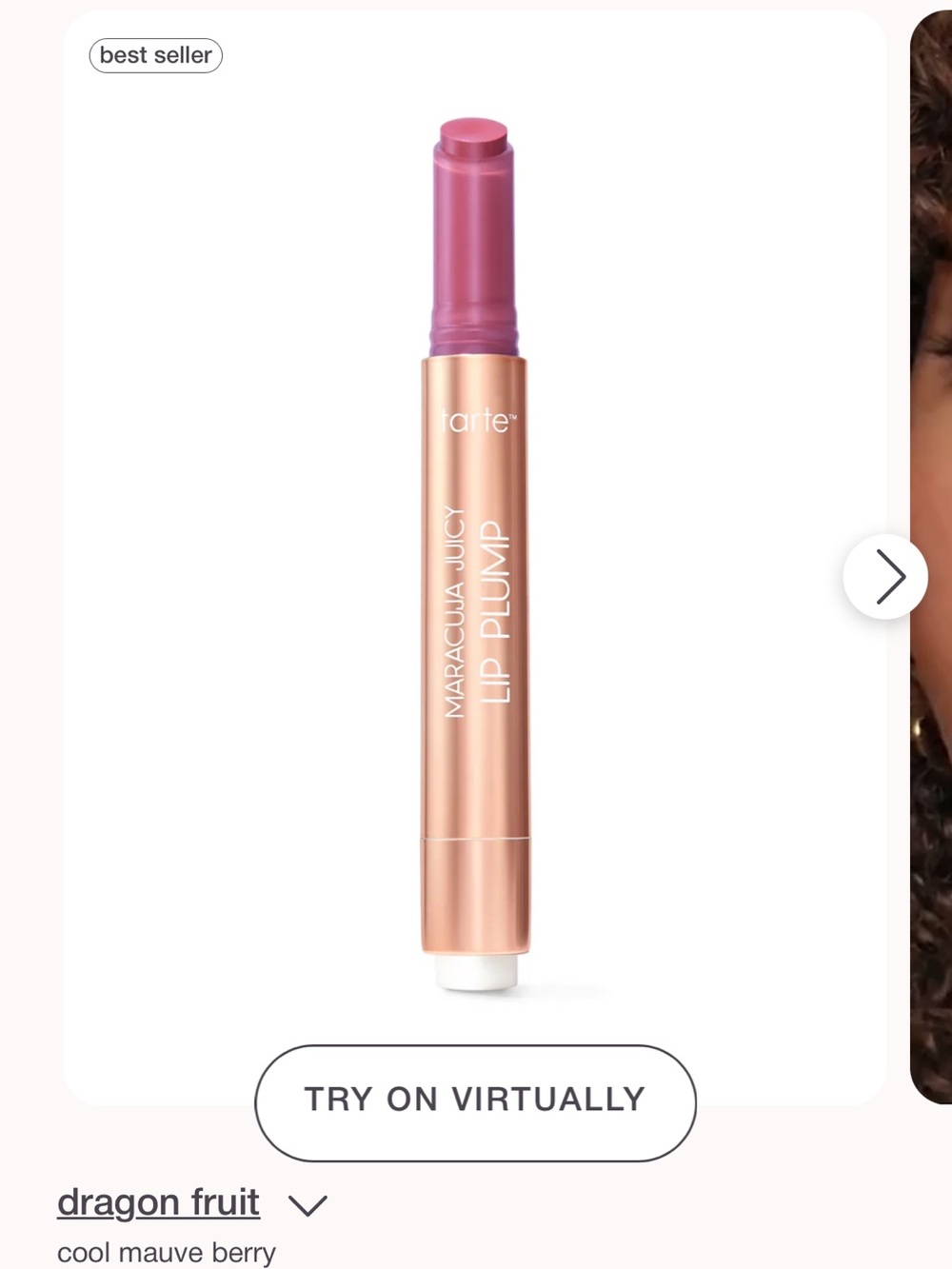 tarte Maracuja Juicy Lip Plump — Dragon Fruit.